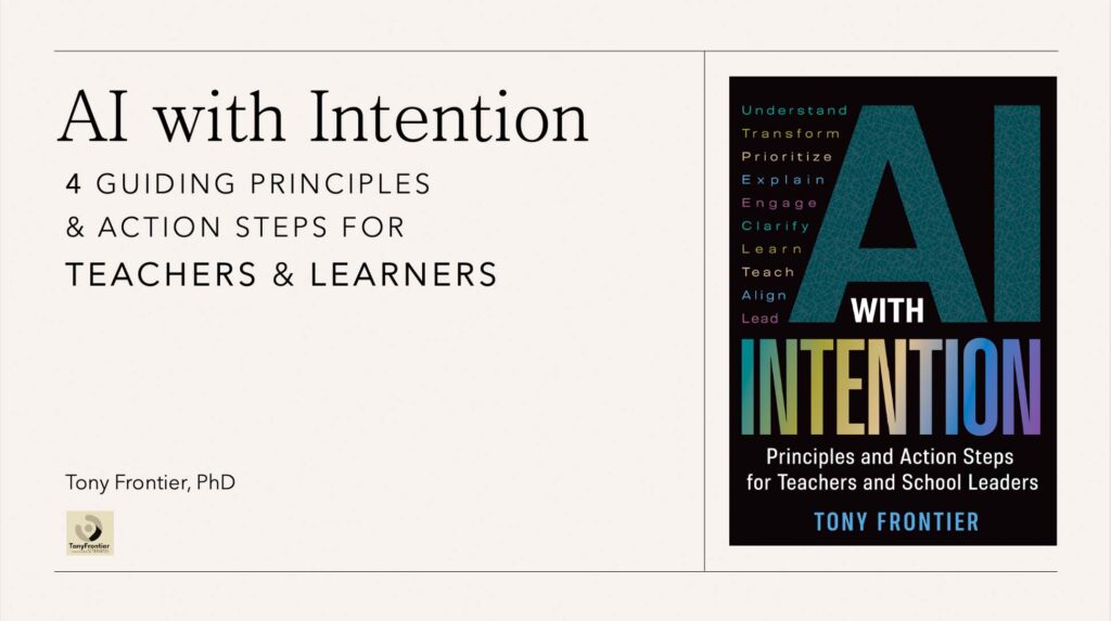 Keynotes and workshops for educators: AI with intention