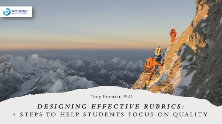 Keynotes and workshops for educators: Designing effective rubrics