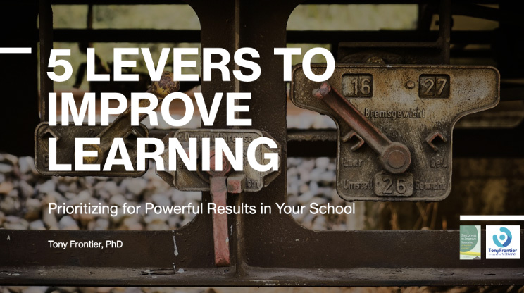 Keynotes and workshops for educators: Five Levers to Improve Learning